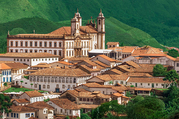 Ouro Preto in Minas Gerais, Brazil stock photo