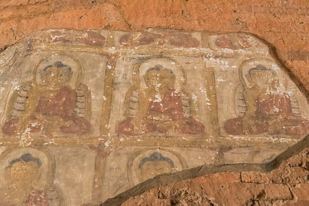 istock Ancient wall paintings  in Htilominlo temple,Bagan, Myanmar 510867162