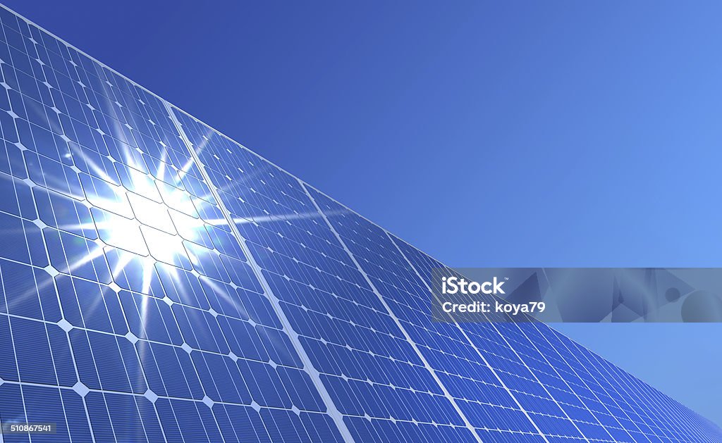 solar panel Solar Panel Stock Photo