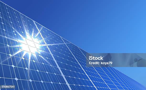 Solar Panel Stock Photo - Download Image Now - Solar Panel, Cut Out, Solar Energy