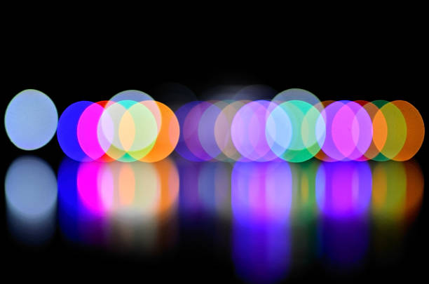 Light bokeh defocused abstract background
