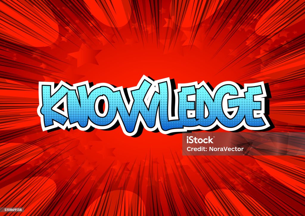 Knowledge Comic Knowledge Comic Book Style Word Stock Illustration - Download Image Now ...
