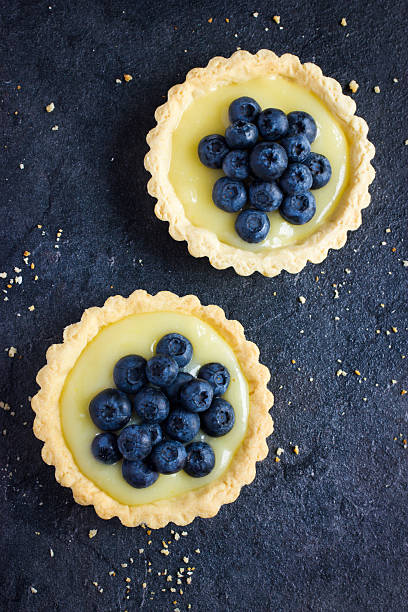 istock Tart with lemon curd and fresh blueberry 510870744