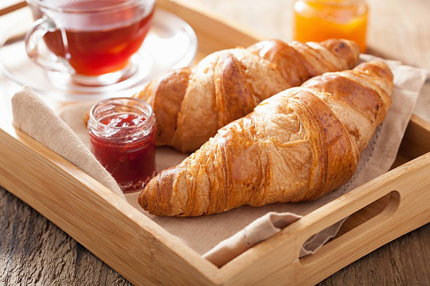 istock fresh croissants with jam for breakfast 510872161