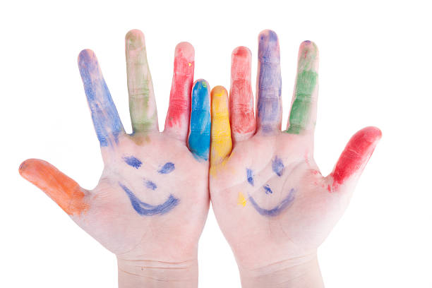 istock childrens hands palms colorful painted  isolated on white background 510873024