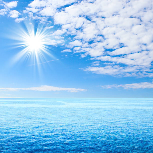istock Blue tropical sea and clouds on sky beach. 510873025