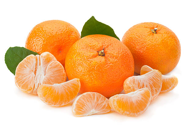 istock Tangerine on white 510873850