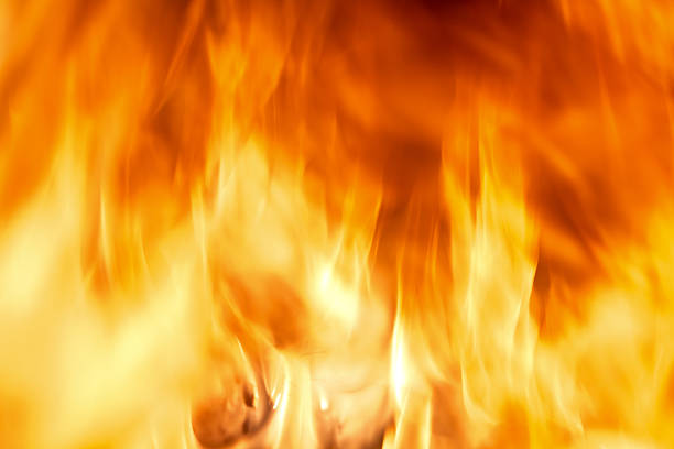 Fire background stock photo