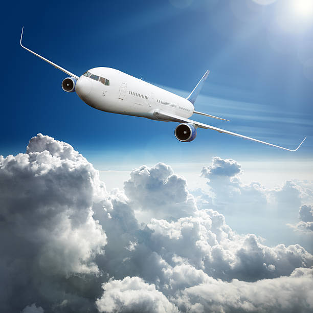 istock Airplane above the clouds 510874495