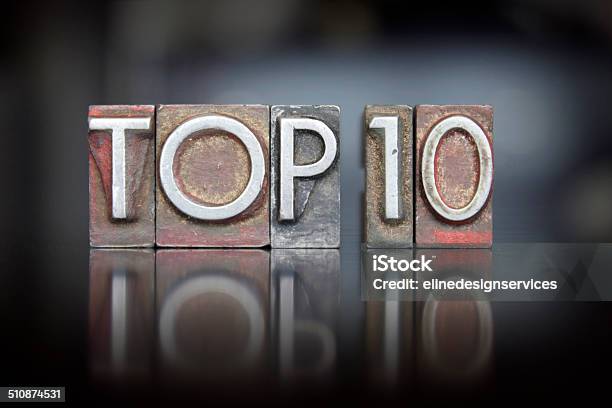 Top 10 Relieftechnik Stockfoto und mehr Bilder von Top-Ten-Liste - Top-Ten-Liste, Zahl 10, Oberer Teil