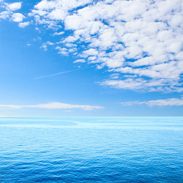 istock Blue tropical sea and clouds on sky beach. 510900515
