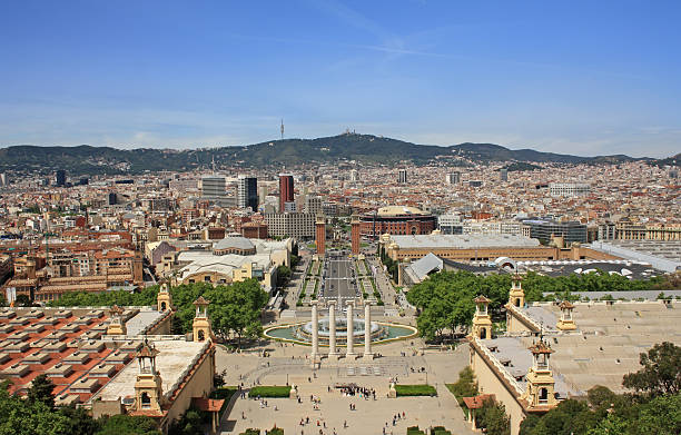 istock Barcelona view from Montjuic 510902279