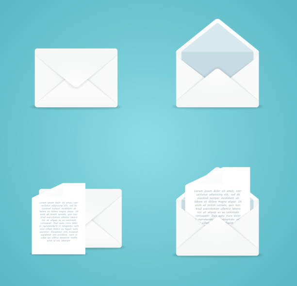 Mail Icons vector art illustration