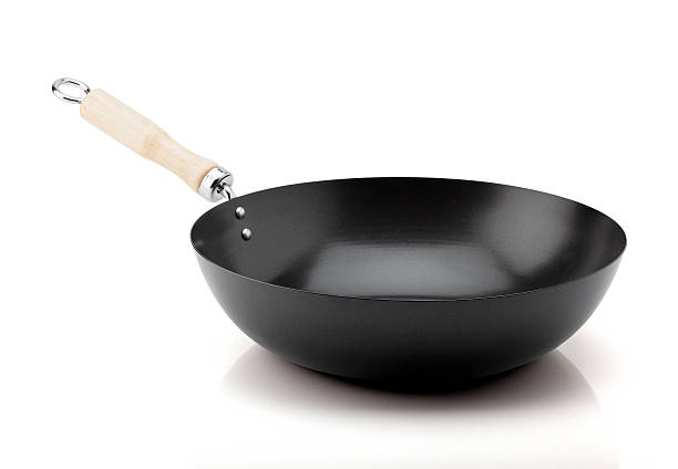 istock Big Professional Frying pan Wok 510903999