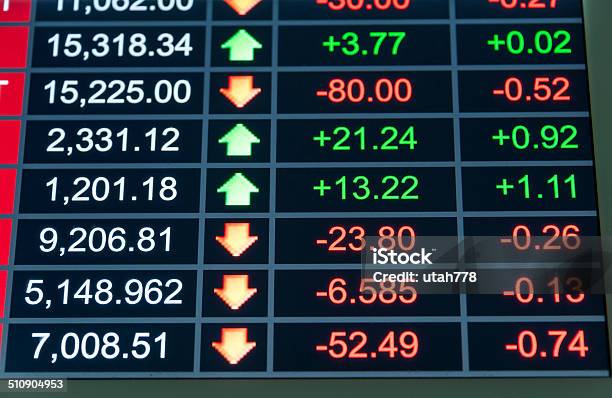Market Analyze Stock Photo - Download Image Now - Analyzing, Blue, Business