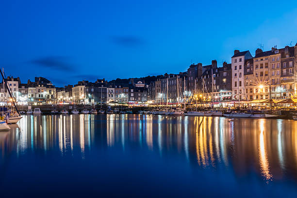 istock Honfleur Old Harbor by night, Normandy, France 510905119