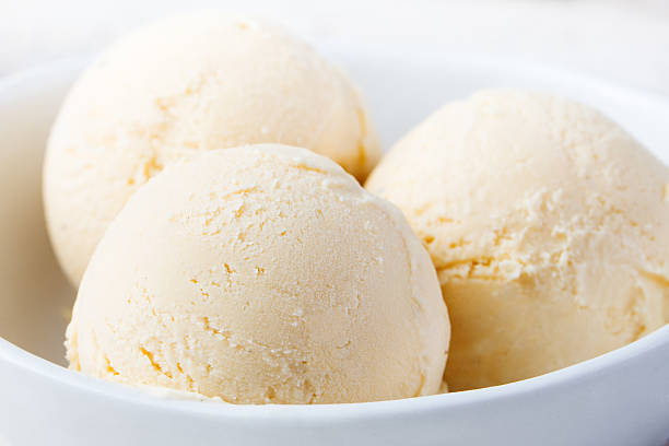 istock Vanilla Ice Cream in bowl Organic product 510926344