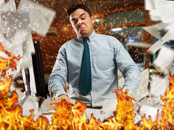 istock Angry businessman in the office 510927036