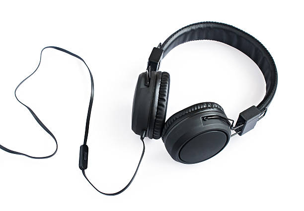 Pair of black headphones