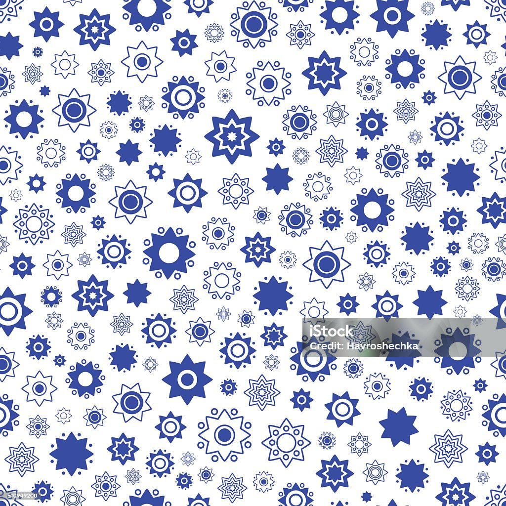 Blue Star Vector Pattern Blue Star Vector Seamless Patternstar Background Stock Illustration ...