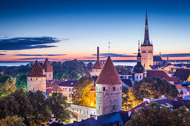 istock Tallinn, Estonia at dawn. 510951105
