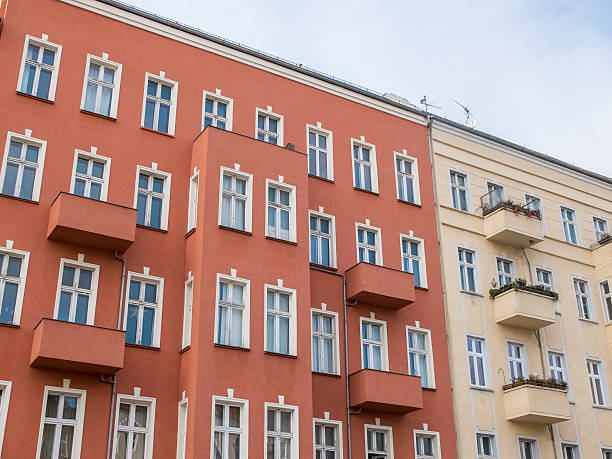 istock Apartment Buildings with Small Balconies 510952898