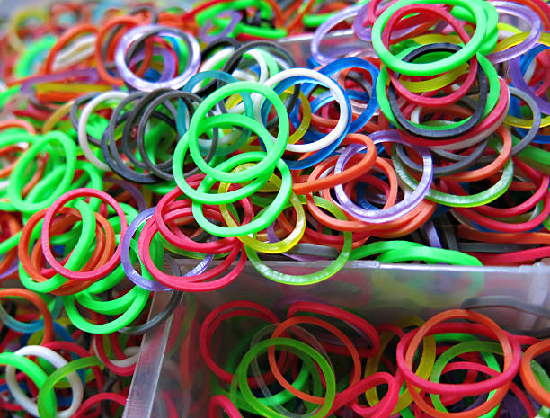 Small Colorful Rubber Bands Stock Photo - Download Image Now - Arrangement,  Art And Craft, Arts Culture and Entertainment - iStock