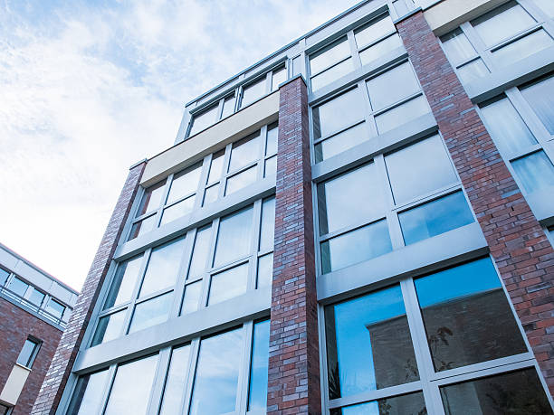 istock Modern Brick Building with Large Windows 510953124