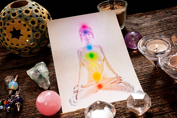 istock Chakras over a human body 510958166