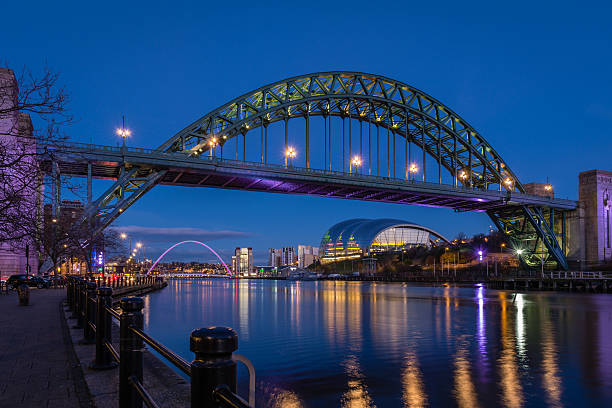 istock Tyne Bridge and Quayside at night 510958422