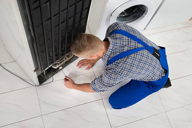 istock Repairman Making Refrigerator Appliance 510959120