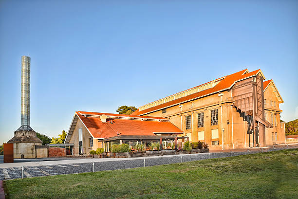 Canberra, Australia, 10 February 2016. Kingston Powerhouse historic precinct. The main building of the old powerhouse is the largest glass studio in Australia, Canberra Glassworks.