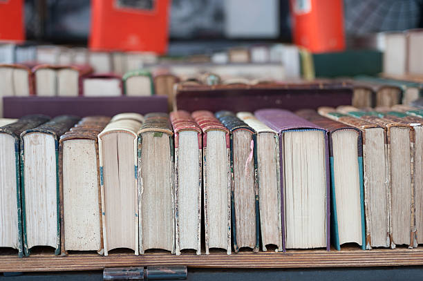 istock Old antique used books 510965734