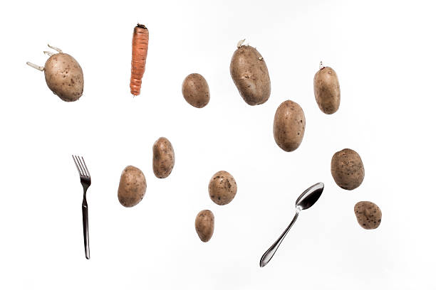 istock Levity potatoes on a white background 510966088