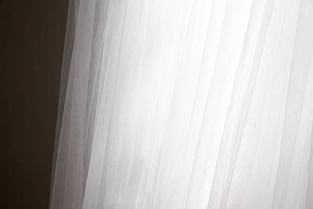 istock Morning lights with lace curtain 510973625
