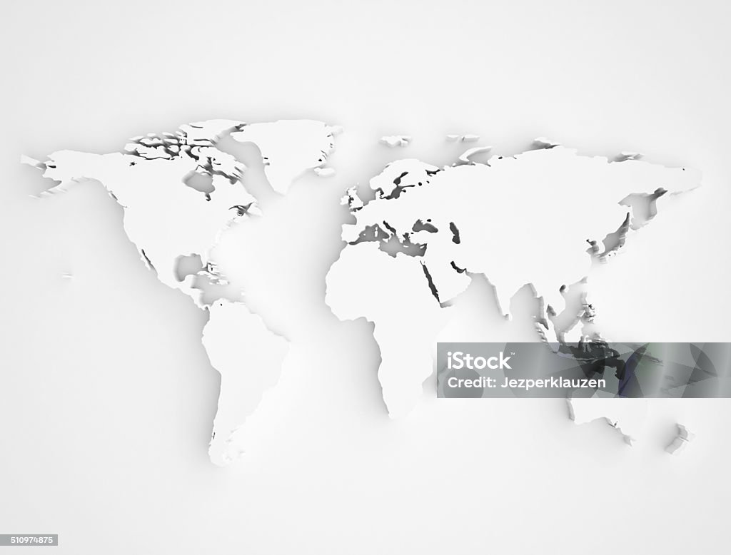 World Weltkarte - Lizenzfrei Weltkarte Stock-Foto