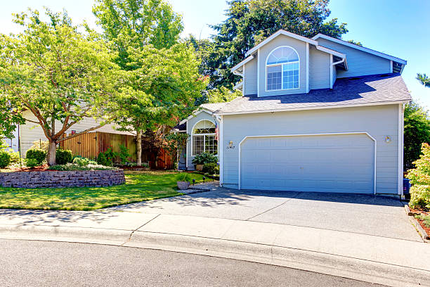 istock American house exterior with landscape 510975659