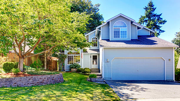 istock American house exterior with landscape 510976147