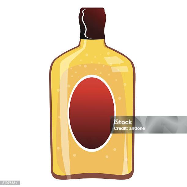 Whiskey Bottle Stock Illustration - Download Image Now - Alcohol - Drink, Beer - Alcohol, Beer Bottle