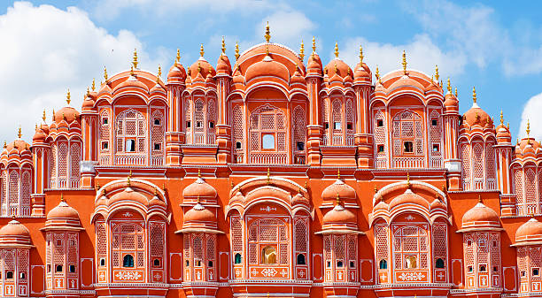 hawa mahal palace in jaipur, rajasthan - rajasthan bildbanksfoton och bilder