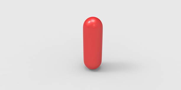 istock 3D red medical pill isolated 510981513