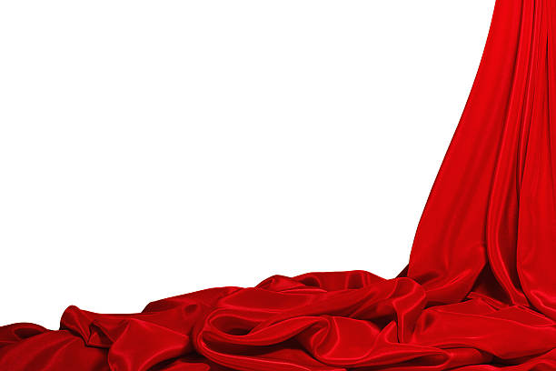 istock Beautiful red silk background 510995275
