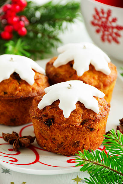 istock Pumpkin and carrot muffins on New Year's table. 510995483