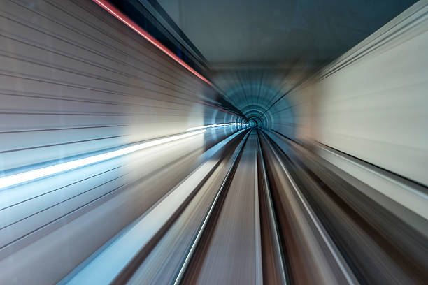 istock Real tunnel with high speed 510997457
