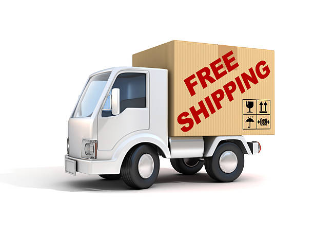 istock van with free shipping letters on back 510998733