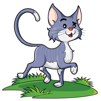 Cat Cartoon Stock Illustration - Download Image Now - Animal, Animal Hair,  Animal Whisker - iStock