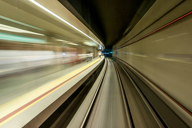 istock Real tunnel with high speed 510999639