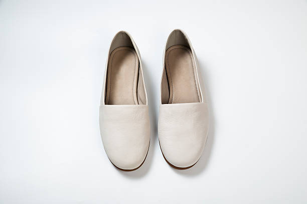 istock Woman casual gray leather shoes 511001315