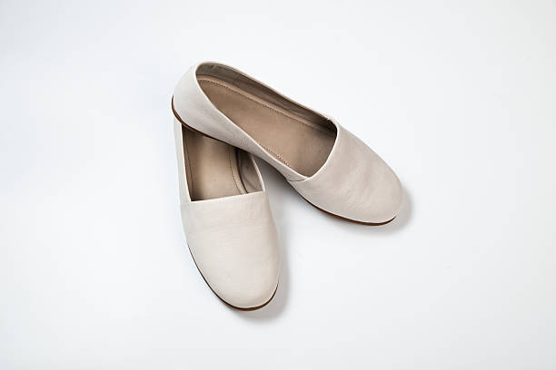 istock Woman casual gray leather shoes 511001343
