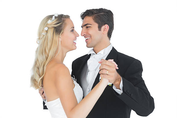istock Sweet married couple dancing viennese waltz 511001933